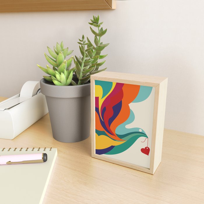Love Message Mini Art Print Gallery Image 2