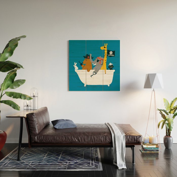 Everybody wants to be the pirate Wood Wall Art Gallery Image 2