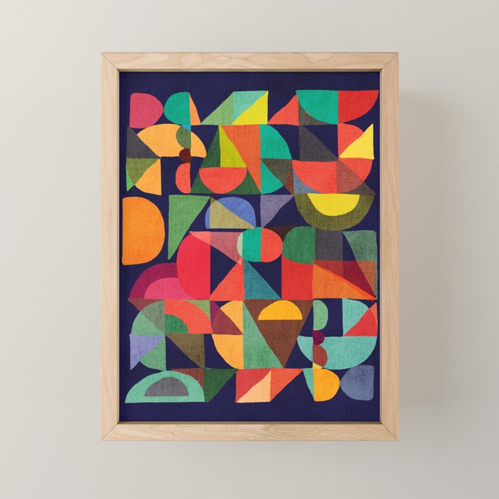 Color Blocks Mini Art Print Gallery Image 1