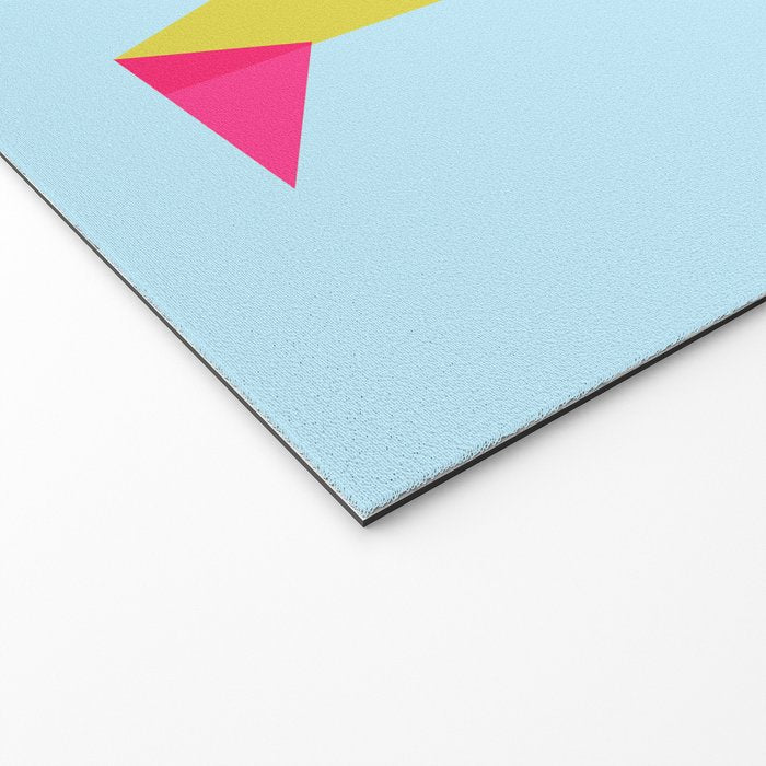 Fractal Bear - neon colorways Welcome Mat Gallery Image 2