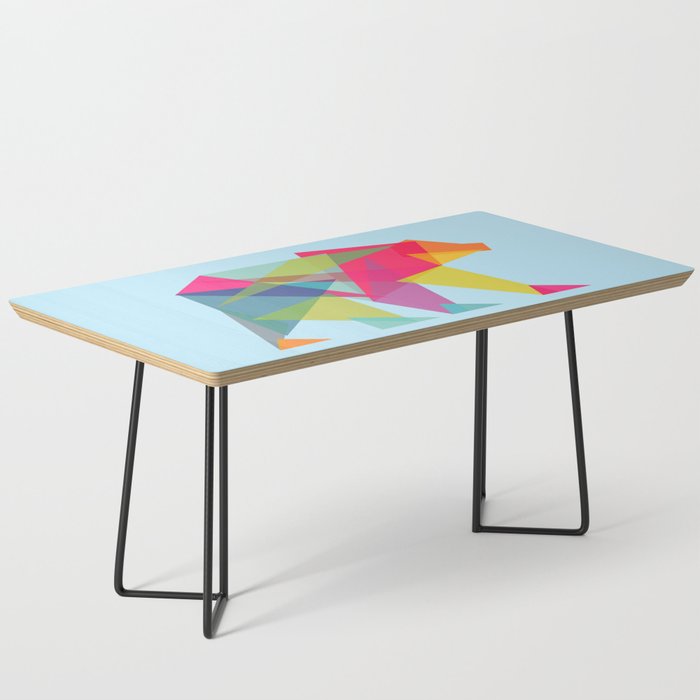 Fractal Bear - neon colorways Coffee Table Gallery Image 1