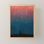 Meteor rain Mini Art Print Gallery Image 1