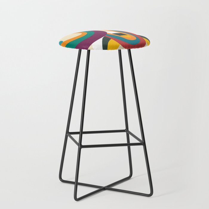 Groovy rainbow of doom Stool Gallery Image 1