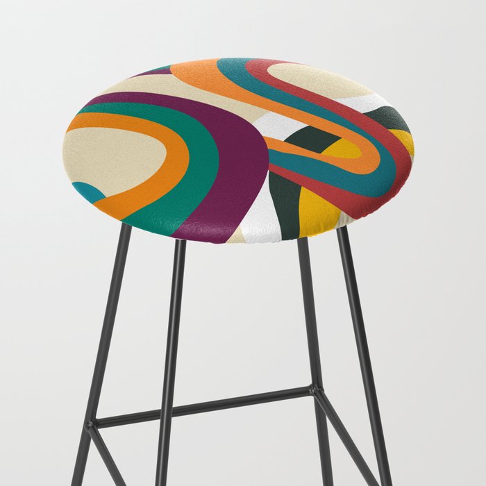 Groovy rainbow of doom Stool Gallery Image 2
