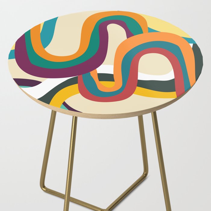 Groovy rainbow of doom Side Table Gallery Image 2