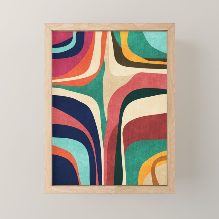Impossible contour map Mini Art Print Gallery Image 1