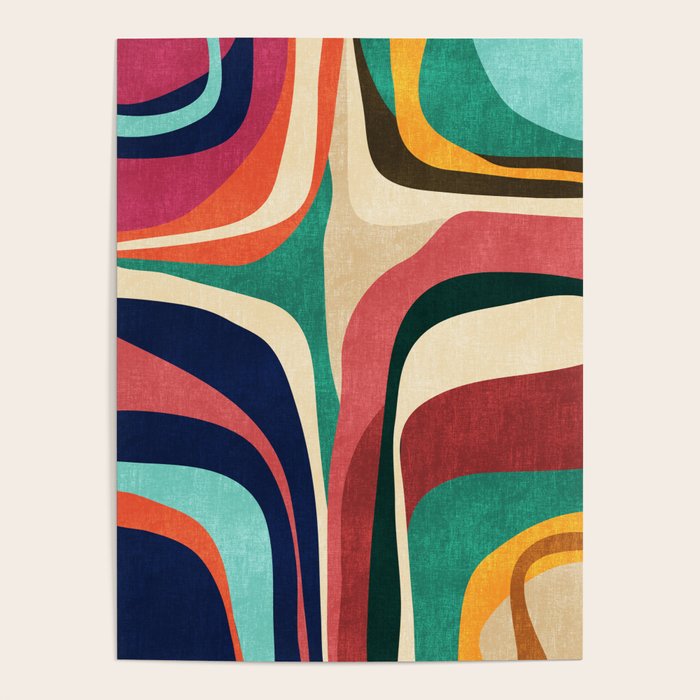Impossible contour map Poster Gallery Image 1