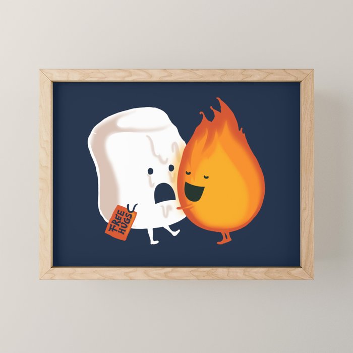 Friendly Fire Mini Art Print Gallery Image 1