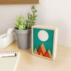Full moon over Sahara desert Mini Art Print Gallery Image 2