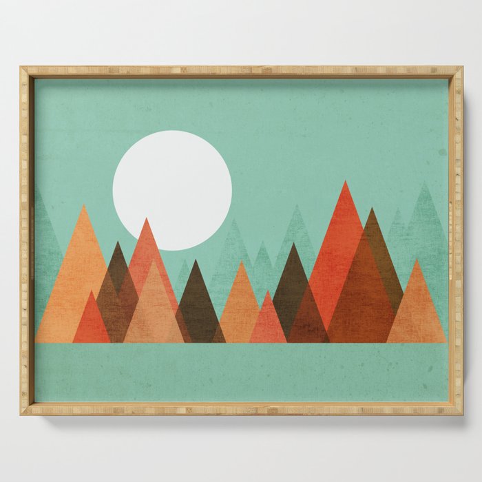 From the edge of the mountains Serving Tray Gallery Image 1
