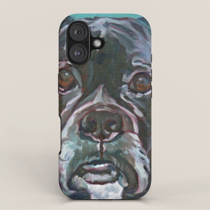 Sable the Black Boxer Dog iPhone Case Gallery Image 1