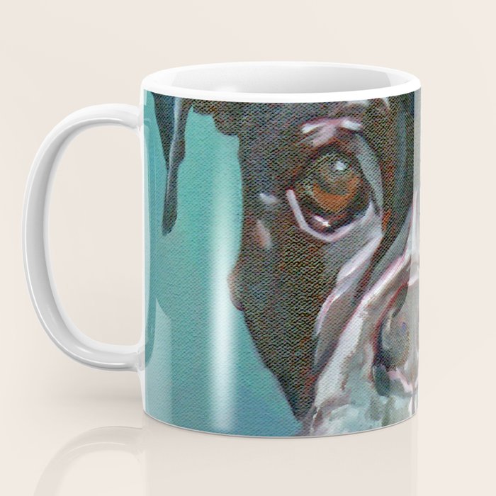 Sable the Black Boxer Dog Coffee Mug Gallery Image 3
