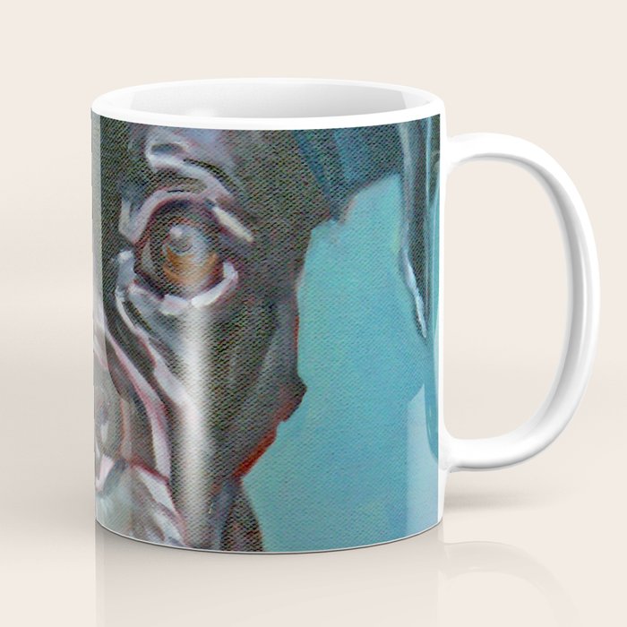 Sable the Black Boxer Dog Coffee Mug Gallery Image 1