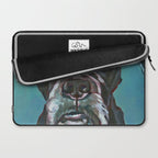 Sable the Black Boxer Dog Laptop Sleeve Gallery Image 2