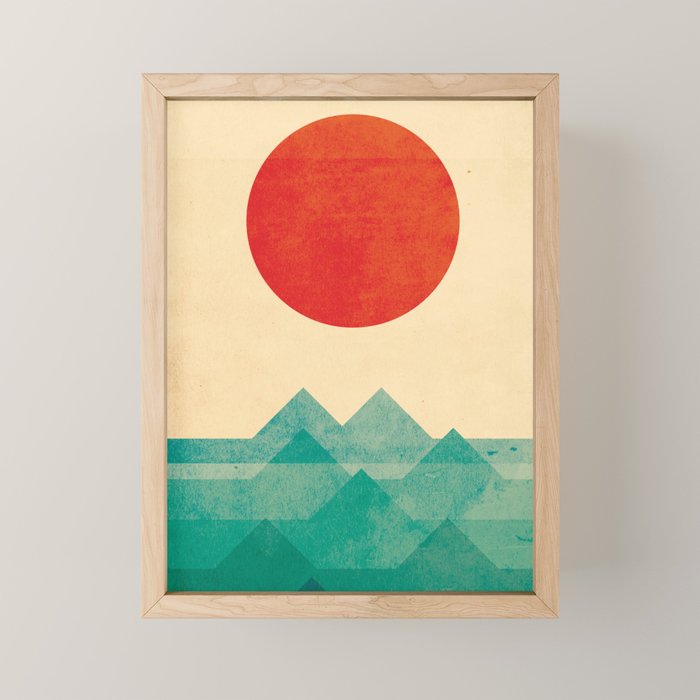 The ocean, the sea, the wave Mini Art Print Gallery Image 1