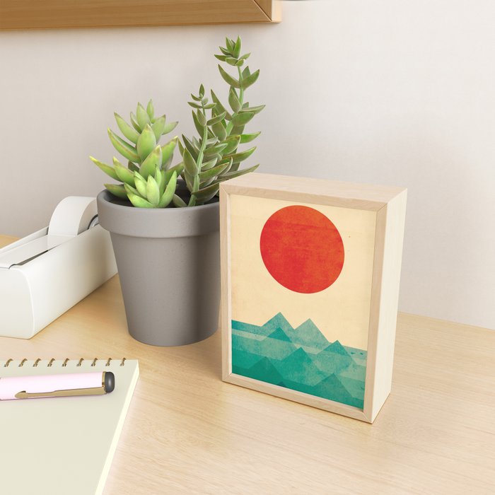 The ocean, the sea, the wave Mini Art Print Gallery Image 2