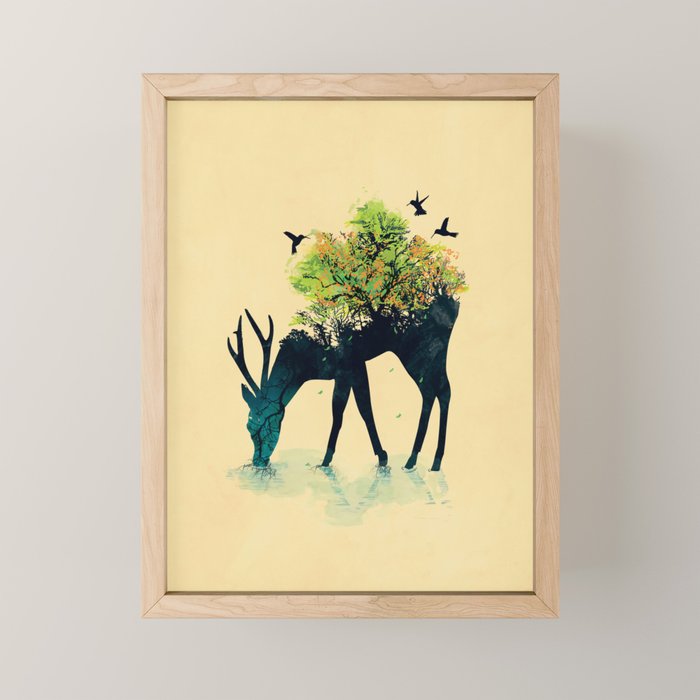 Watering (A Life Into Itself) Mini Art Print Gallery Image 1
