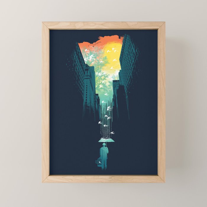 I Want My Blue Sky Mini Art Print Gallery Image 1