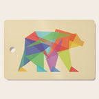 Fractal Geometric bear Cutting Board Gallery Image 1