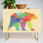 Fractal Geometric bear Credenza Gallery Image 1