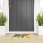 Fractal Geometric bear Welcome Mat Gallery Image 3