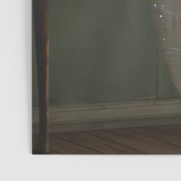 After Birthday Mood | girl | alone | sad | thinking | thoughts | morning | vintage | dress | glitter Poster Gallery Image 3