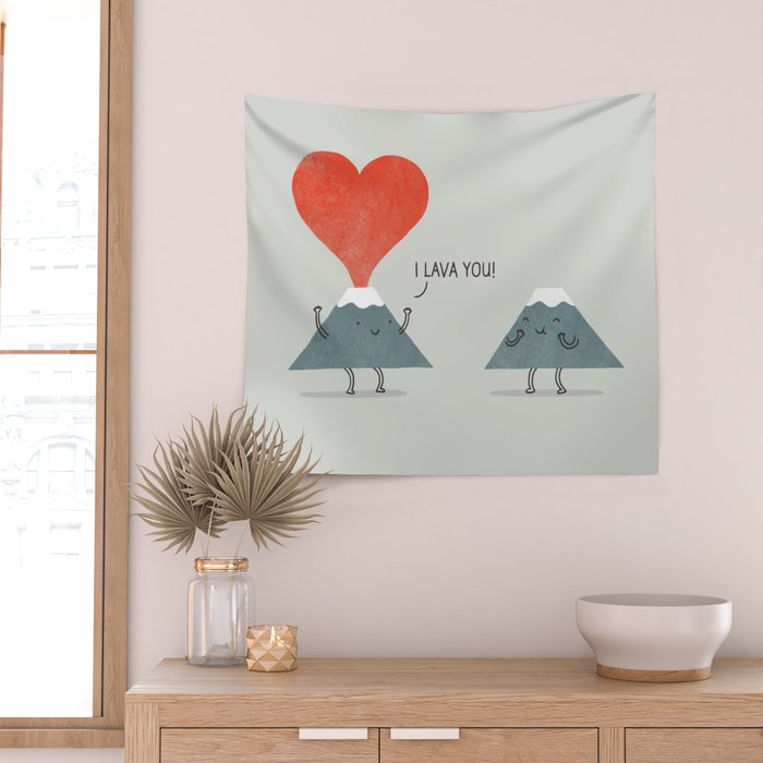 I Lava You Wall Tapestry Gallery Image 2