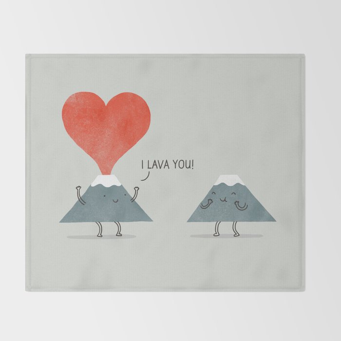 I Lava You Throw Blanket Gallery Image 2