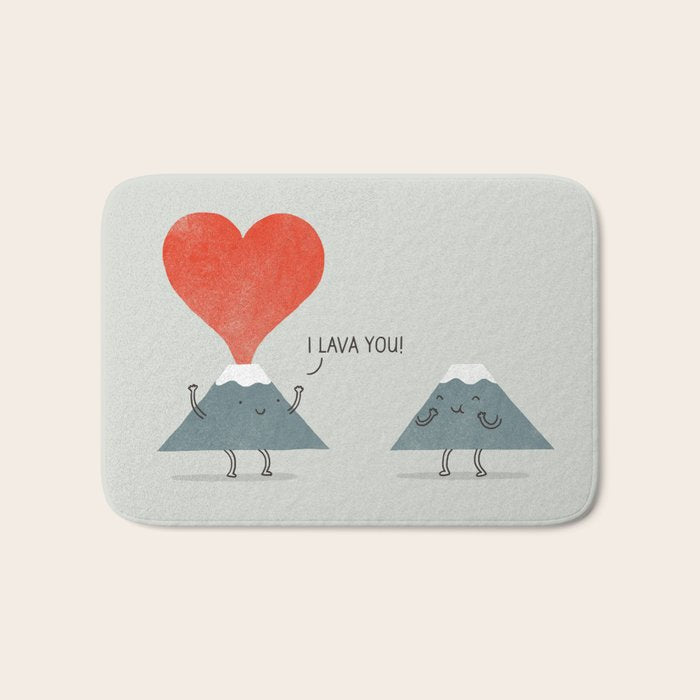 I Lava You Bath Mat Gallery Image 1