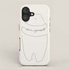 Love Yourself Bear iPhone Case Gallery Image 1