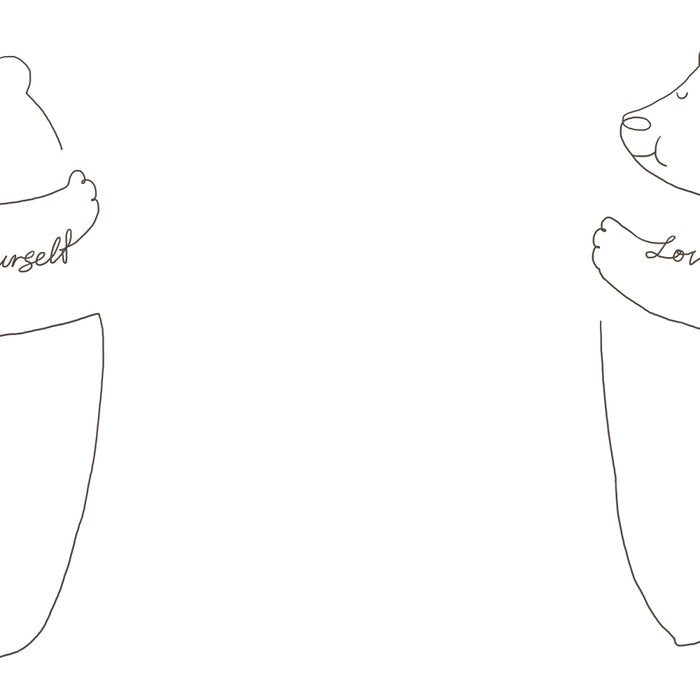 Love Yourself Bear Coffee Mug Gallery Image 2