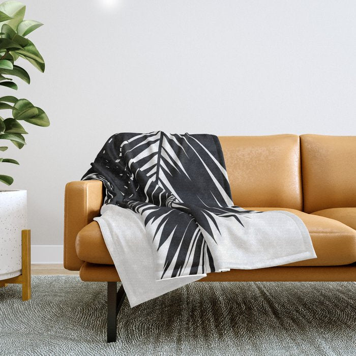 Palm 02 Throw Blanket Gallery Image 1
