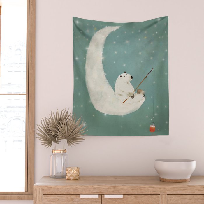 catch a falling star Wall Tapestry Gallery Image 2