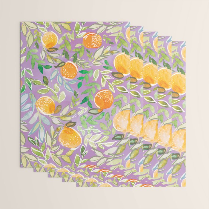 Citrus Sunrise Wrapping Paper Gallery Image 3