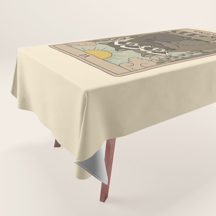 The Lovers - Raccoons Tarot Tablecloth Gallery Image 1