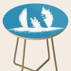 cornered! (bunny and crocodile) Side Table Gallery Image 2