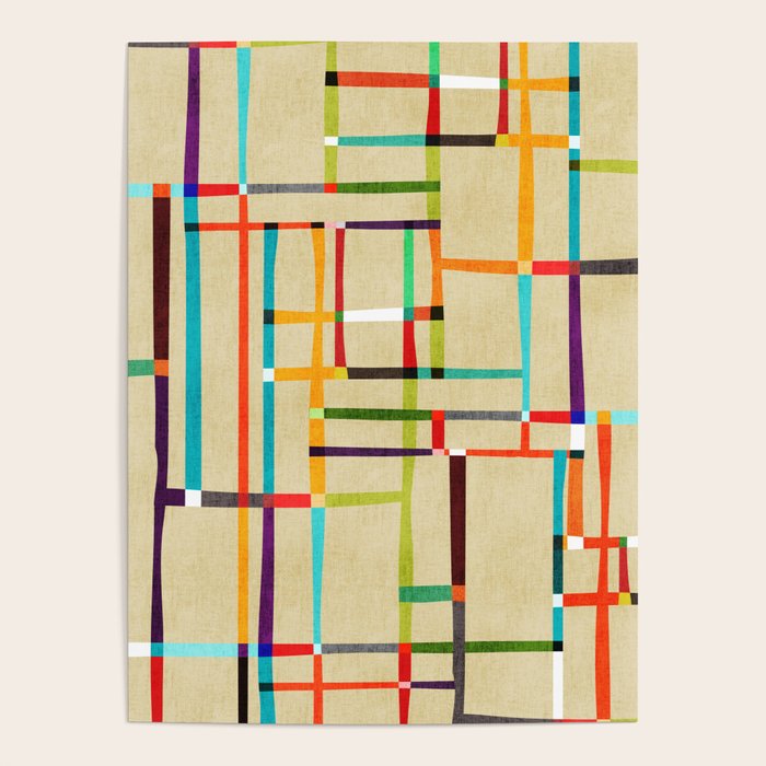The map (after Mondrian) Poster Gallery Image 4