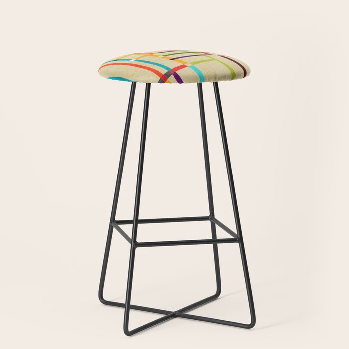 The map (after Mondrian) Stool Gallery Image 1