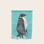 Fractal geometric emperor penguin Wall Hanging Gallery Image 1