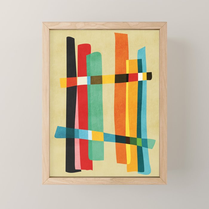 Broken Fences Mini Art Print Gallery Image 1