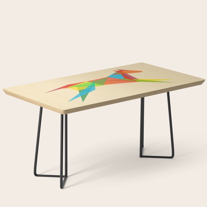 Fractal Geometric Dog Coffee Table Gallery Image 1