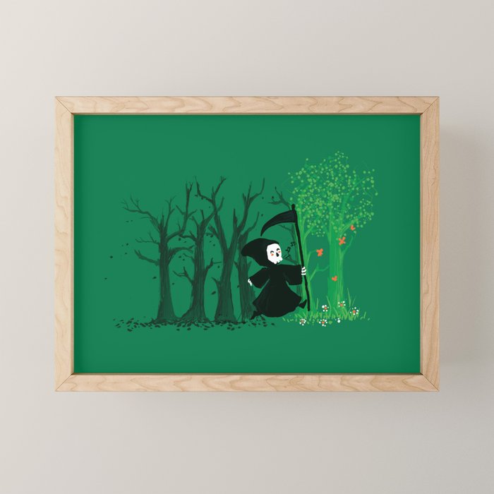 The hills WERE alive Mini Art Print Gallery Image 1