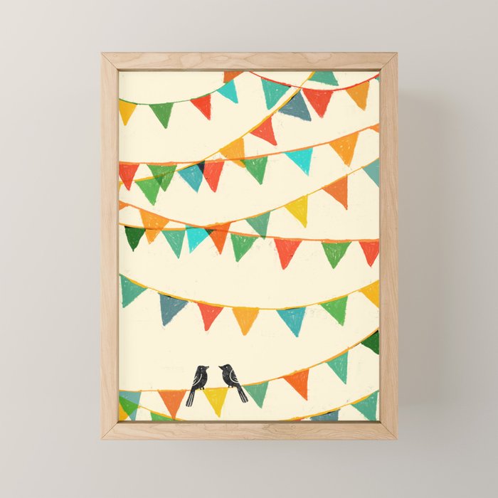 Carnival is coming to town Mini Art Print Gallery Image 1