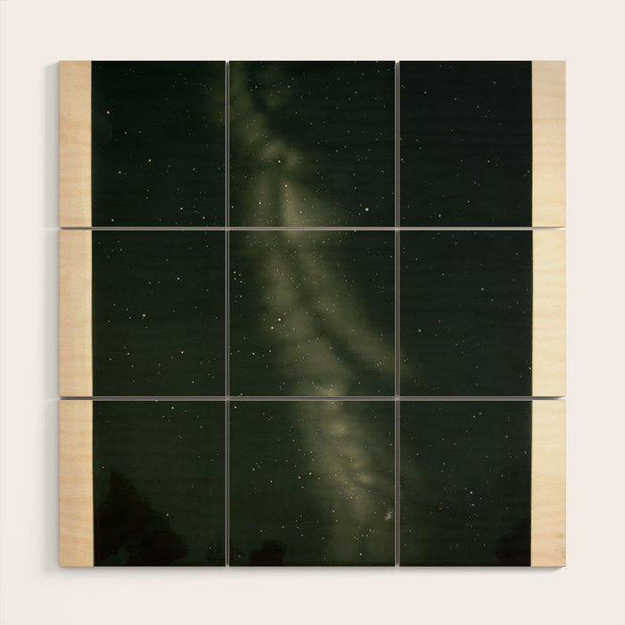 The Milky Way by Étienne Léopold Trouvelot (1874-1876) Wood Wall Art Gallery Image 1