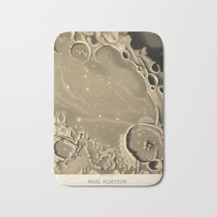 Mare Humorum by Étienne Léopold Trouvelot (1875) Bath Mat Gallery Image 1