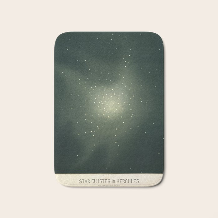 Star clusters in Hercules by Étienne Léopold Trouvelot (1877) Bath Mat Gallery Image 1