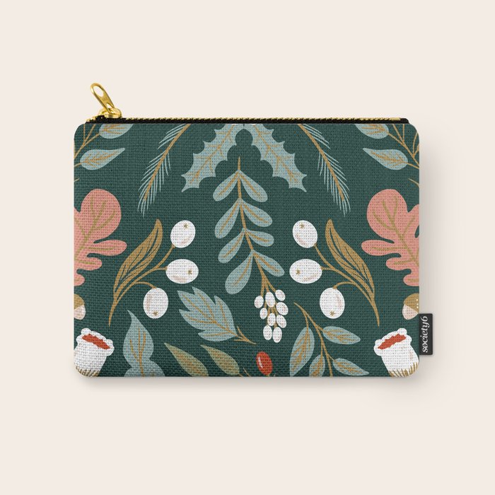 Happy Holidays Carry All Pouch Gallery Image 1