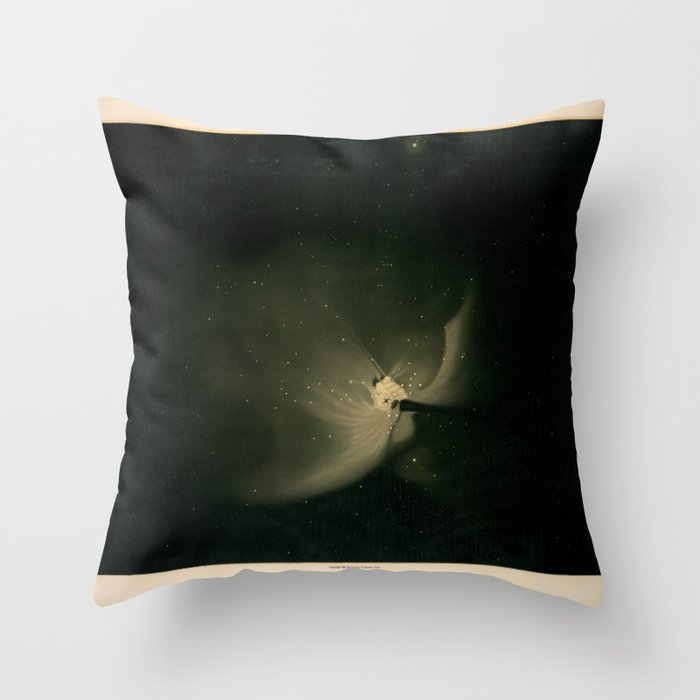 The great nebula in Orion by  Étienne Léopold Trouvelot (1875-1876) Throw Pillow Gallery Image 1