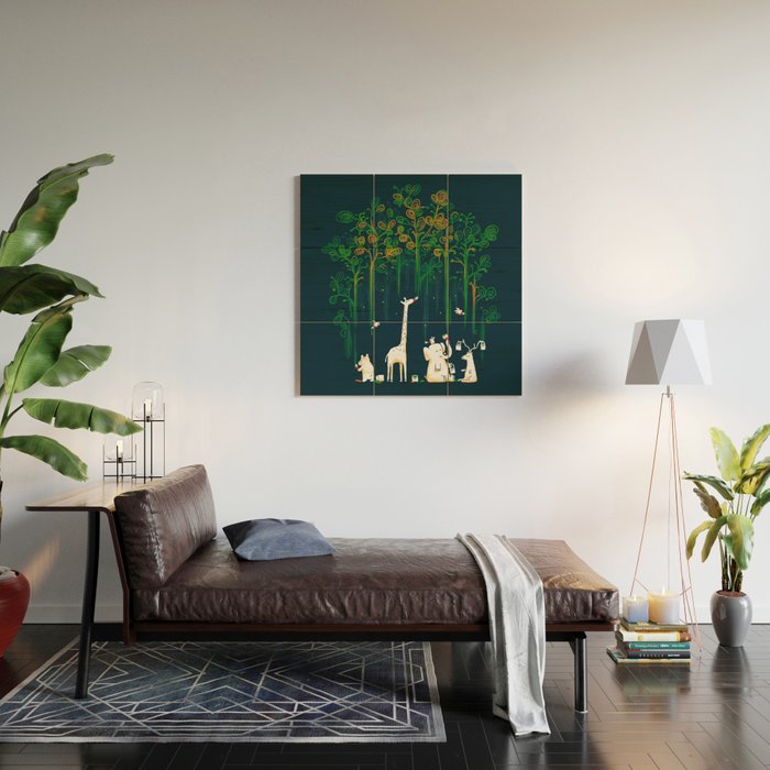 Re-paint the Forest Wood Wall Art Gallery Image 2
