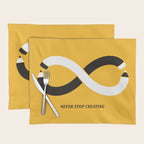Never stop creating (the infinity pencil) Placemat Gallery Image 1
